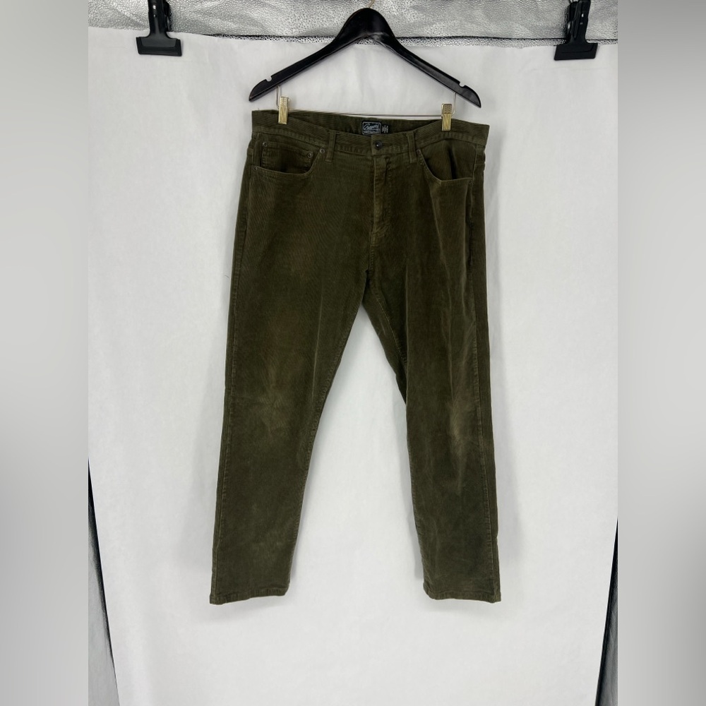 Grayers Olive Corduroy Straight Pants